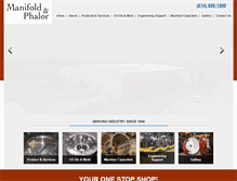 Tablet Screenshot of manifoldphalor.com